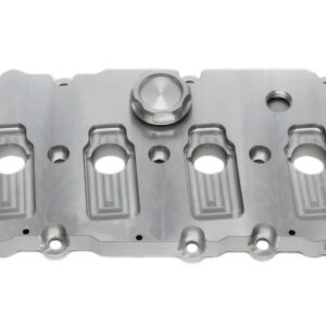 TA Technix Alu gefräster Ventildeckel in silber passend für Audi / Seat / Skoda / VW der MQB-Plattform (EA113)