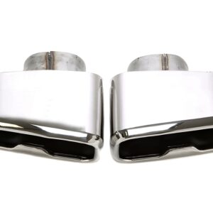 TA Technix Endrohrblende zum anschweissen quadratisch in chrom/gänzend passend für BMW X3/X4 (G01