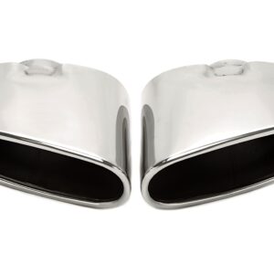 TA Technix Endrohrblende zum anschweissen in chrom/glänzend passend für BMW X5er Serie (E70)