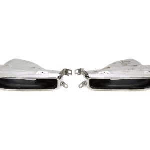 TA Technix Endrohrblende zum anschrauben in chrom/glänzend passend für BMW 7er Serie ohne M Paket (G11)