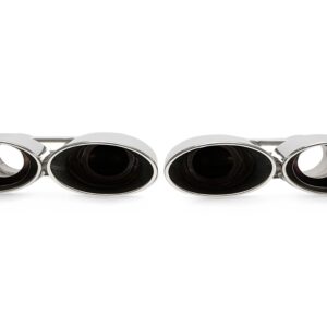 Alternative view of TA Technix universelles Edelstahl Endrohr zum anschweissen "H-Rohr single design" in chrom/glänzend passend für Mercedes Benz