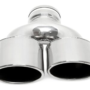 TA Technix universelles duplex Edelstahl Endrohr Links zum anschweissen in chrom/glänzend