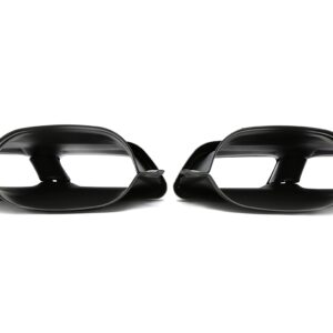 TA Technix Endrohrblende zum anschrauben "double design" in schwarz/glänzend passend für Mercedes Benz C-Klasse (W205) / GLC-Klasse (X/C253) – Bild 3