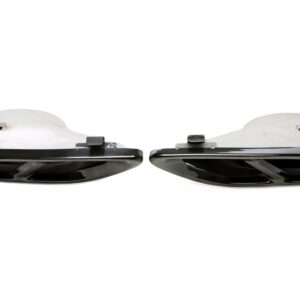 TA Technix Endrohrblende zum anschrauben "double design C43" in schwarz/glänzend passend für Mercedes Benz A-Klasse (W176) / C-Klasse (W205) / GLC/GLE/GLS-Klasse (C/X253/W166/C292/X166)