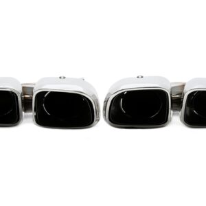 Alternative view of TA Technix Endrohrblende zum anschrauben "double design viereckig" in chrom/glänzend passend für Porsche Cayenne ohne GTS (958.1)