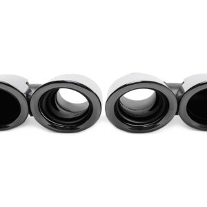 Alternative view of TA Technix Endrohrblende zum anschrauben "double design" in schwarz/glänzend passend für Porsche Panamera - BJ 2010-2013 (970)