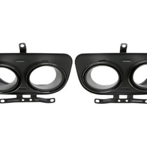 Alternative view of TA Technix Endrohrblende zum anschrauben "double design" in schwarz/glänzend passend für Porsche 911 (992)
