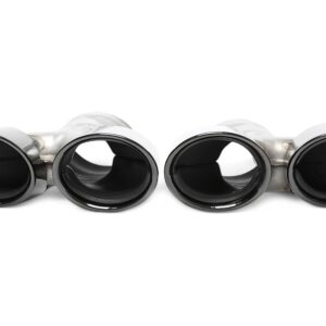 Alternative view of TA Technix Endrohrblende zum anschrauben "double design" in schwarz/glänzend passend für Porsche 911 Carrera BJ 2016-2019