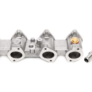 TA Technix Ansaugbrücke passend für BMW 02er Serie E10 / 3er Serie E21 2.0l M10 Motoren Umrüstung auf Doppelvergaseranlage 40er DCOE Weber oder Solex