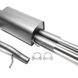 TA Technix Sportendschalldämpfer 2x76mm passend für Audi A4