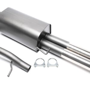 TA Technix Sportendschalldämpfer 2x76mm DTM passend für Audi A4