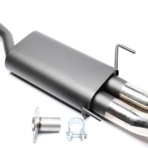 TA Technix Sportendschalldämpfer 2x76mm DTM passend für Opel Astra G-CC