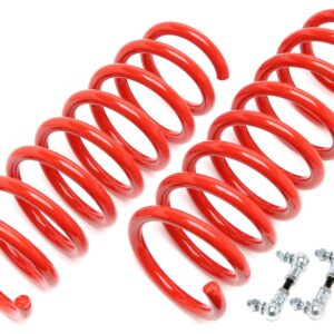 TA Technix Federn Vorderachse 30mm+Koppelstangen Hinterachse (Airmatic) passend für BMW 5er Touring X-Drive 535i/530D-535D Typ F11