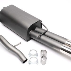 TA Technix Sportendschalldämpfer 2x76mm passend für VW Bora