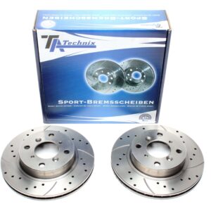 TA Technix Sport Bremsscheiben Satz Vorderachse passend für Suzuki Baleno Kombi / Baleno / Baleno Schrägheck