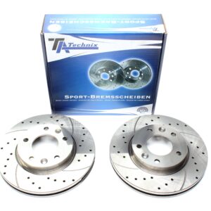 TA Technix Sport Bremsscheiben Satz Vorderachse passend für Kia Carnival II