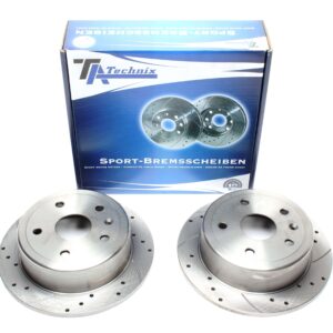 TA Technix Sport Bremsscheiben Satz Hinterachse passend für Daewoo Leganza