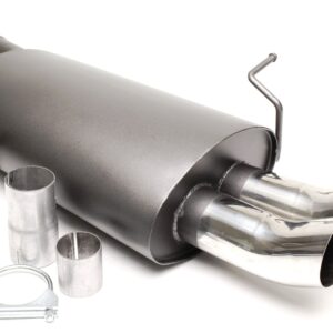TA Technix Sportendschalldämpfer 2x76mm DTM passend für BMW 3er Serie E46 Limousine