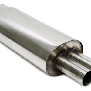 TA Technix Endschalldämpfer 2x76mm rund/scharf aus Edelstahlanlage EVOE466A-xx