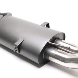TA Technix Sportendschalldämpfer 2x76mm DTM passend für BMW 3er Serie E46 Limousine