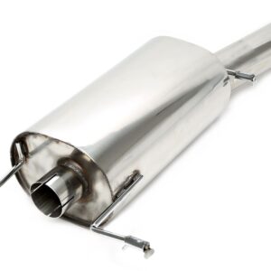 Alternative view of TA Technix Endschalldämpfer 1x90mm rund/scharf aus Edelstahlanlage EVOG1A-xx