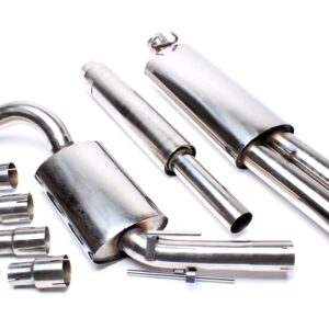 TA Technix Edelstahlanlage 2x76mm passend für VW Golf II