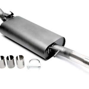 TA Technix Sportendschalldämpfer 1x60mm S-Rohr passend für VW Golf II