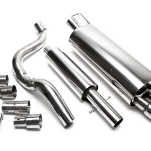 TA Technix Edelstahlanlage 2x76mm passend für Audi A3 8L