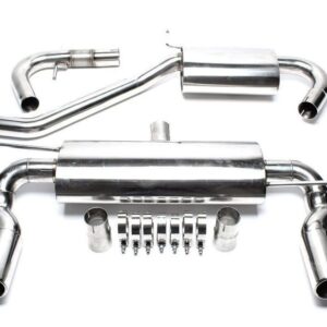 TA Technix Duplex Edelstahlanlage Links+Rechts 2x76mm passend für Audi A3 8P/ VW Golf V 1K