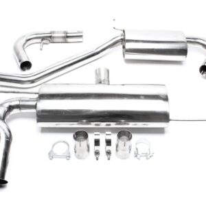 TA Technix Edelstahlanlage 2x76mm passend für Audi A3 8P/ VW Golf V 1K