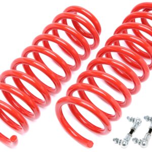 TA Technix Federn Vorderachse 60mm +Koppelstangen Hinterachse (Airmatic) passend für Mercedes Benz E-Klasse S211