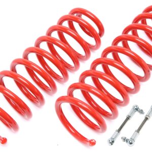 TA Technix Federn Vorderachse 45mm +Koppelstangen Hinterachse (Airmatic) passend für Mercedes Benz E-Klasse S211
