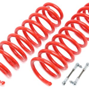 TA Technix Federn Vorderachse 45mm +Koppelstangen Hinterachse (Airmatic) passend für Mercedes Benz E-Klasse S211