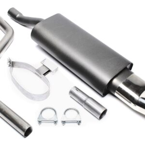 TA Technix Sportendschalldämpfer 70x140mm DTM passend für VW Polo