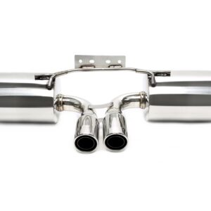TA Technix Edelstahl Sportendschalldämpfer 2x76mm passend für Porsche Boxster Typ 986