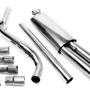 TA Technix Rennsportanlage 2x76mm passend für VW Golf II