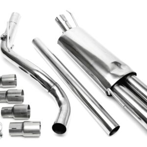 TA Technix Rennsportanlage 2x76mm passend für VW Golf III