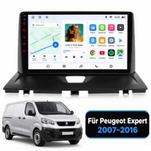 Android Autoradio für Peugeot Expert Mk2 (G9) 2007-2016  GPS-Navigation, Multimedia-Player, WiFi, DSP, RDS, BT, SWC