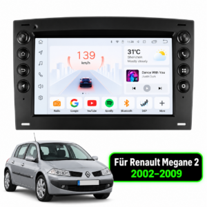 Android Autoradio für Renault Megane 2 2013-2017 Multimedia  Navigation Stereo GPS Carplay