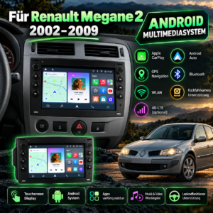 Alternative view of Android Autoradio für Renault Megane 2 2013-2017 Multimedia  Navigation Stereo GPS Carplay