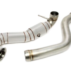 TA Technix Downpipe mit Hitzeschild und Katalysator passend für Mercedes Benz CLA-Klasse Coupe C117