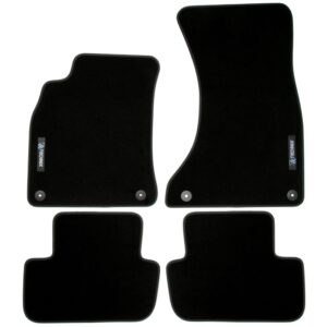 TA Technix Fußmatten Set mit Logo passend für Audi A5 Sportback Typ 8T