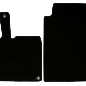 TA Technix Fußmatten Set mit Logo passend für Smart Fortwo Coupe Typ 451