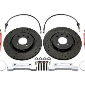 TA Technix 4-Kolben Bremsanlage 280mmx22mm/Upgrade Kit passend für Vorderachse Smart Typ 453