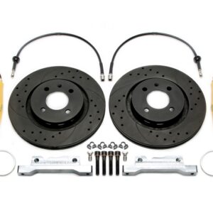 TA Technix 6-Kolben Bremsanlage 280mmx22mm/Upgrade Kit passend für Vorderachse Smart Typ 453