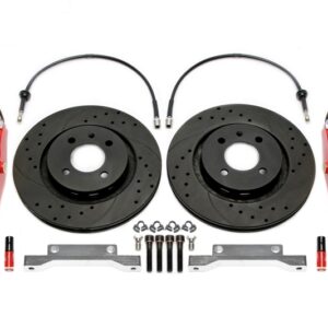 TA Technix 4-Kolben Bremsanlage 280mmx22mm/Upgrade Kit passend für Vorderachse Seat Cordoba/Ibiza II/Inca/Toledo VW Caddy II/Corrado/Golf II+III/Jetta II/Passat/Polo III/Vento