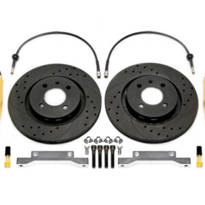 TA Technix 4-Kolben Bremsanlage 280mmx22mm/Upgrade Kit passend für Vorderachse Seat Cordoba/Ibiza II/Inca/Toledo VW Caddy II/Corrado/Golf II+III/Jetta II/Passat/Polo III/Vento