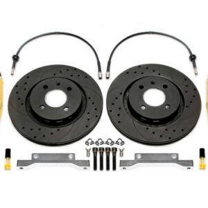 TA Technix 6-Kolben Bremsanlage 280mmx22mm/Upgrade Kit passend für Vorderachse Seat Cordoba/Ibiza II/Inca/Toledo VW Caddy II/Corrado/Golf II+III/Jetta II/Passat/Polo III/Vento