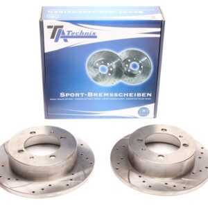 TA Technix Sport Bremsscheiben Satz Hinterachse passend für Hyundai Sonata II+ III