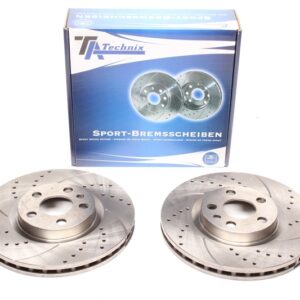 TA Technix Sport Bremsscheiben Satz Vorderachse passend für Citroën Evasion / Jumpy / Fiat Scudo / Ulysse / Lancia Zeta / Peugeot 806 / Expert